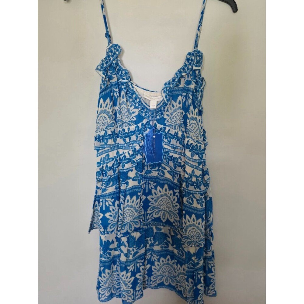 NWT Boho Chelsea & Violet Blue Mini Sundress | Juniors L